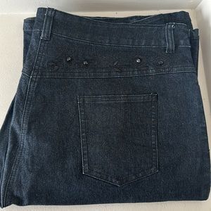 Women’s embezzled flare jeans